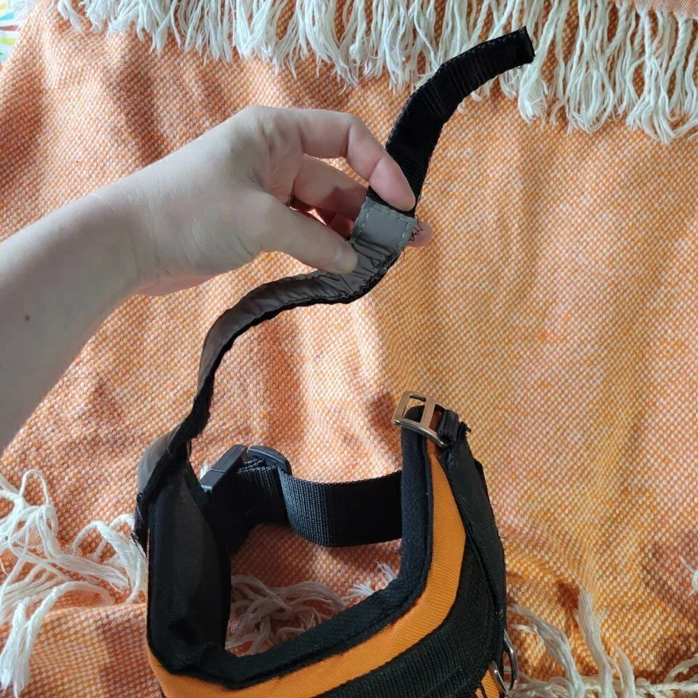 Dean & Tyler Orange And Black Working Dog/Pet Harness Size XX-Small
